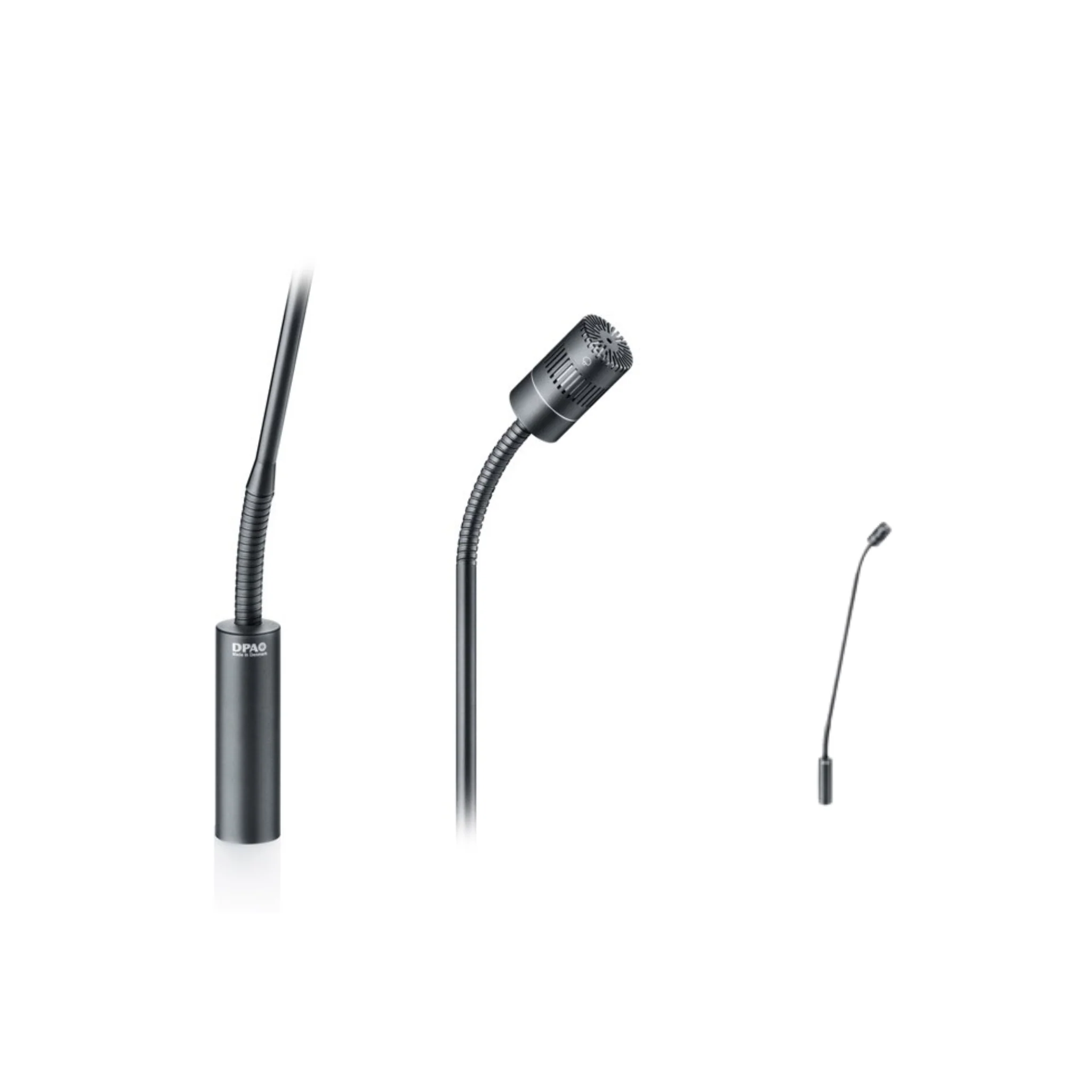 DPA 4018 Supercardioid Mic, Black, XLR, 32 cm (13 in) Boom, top and bottom Gooseneck