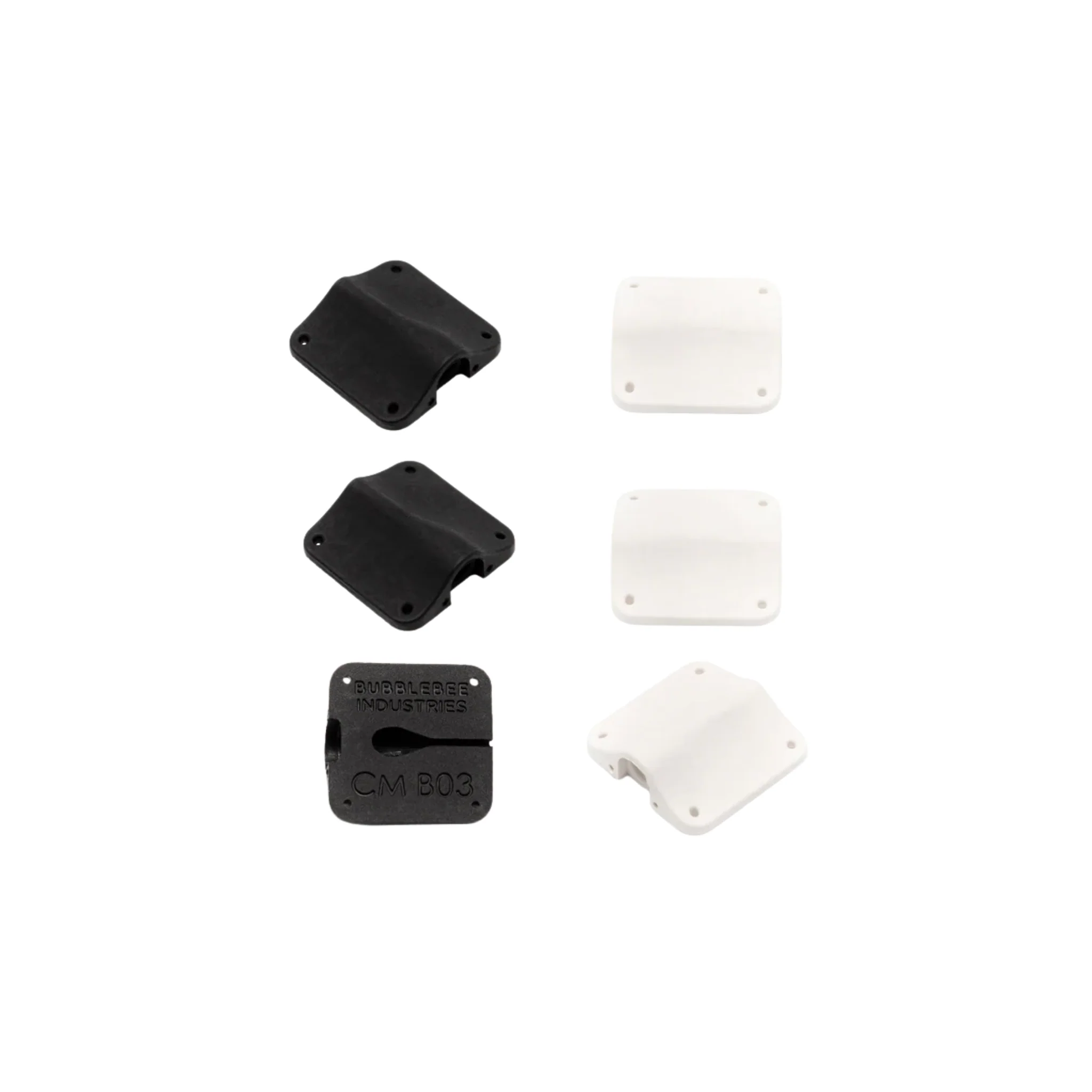 Bubblebee Industries The Lav Concealer for Countryman B3, six pack, three white and three black