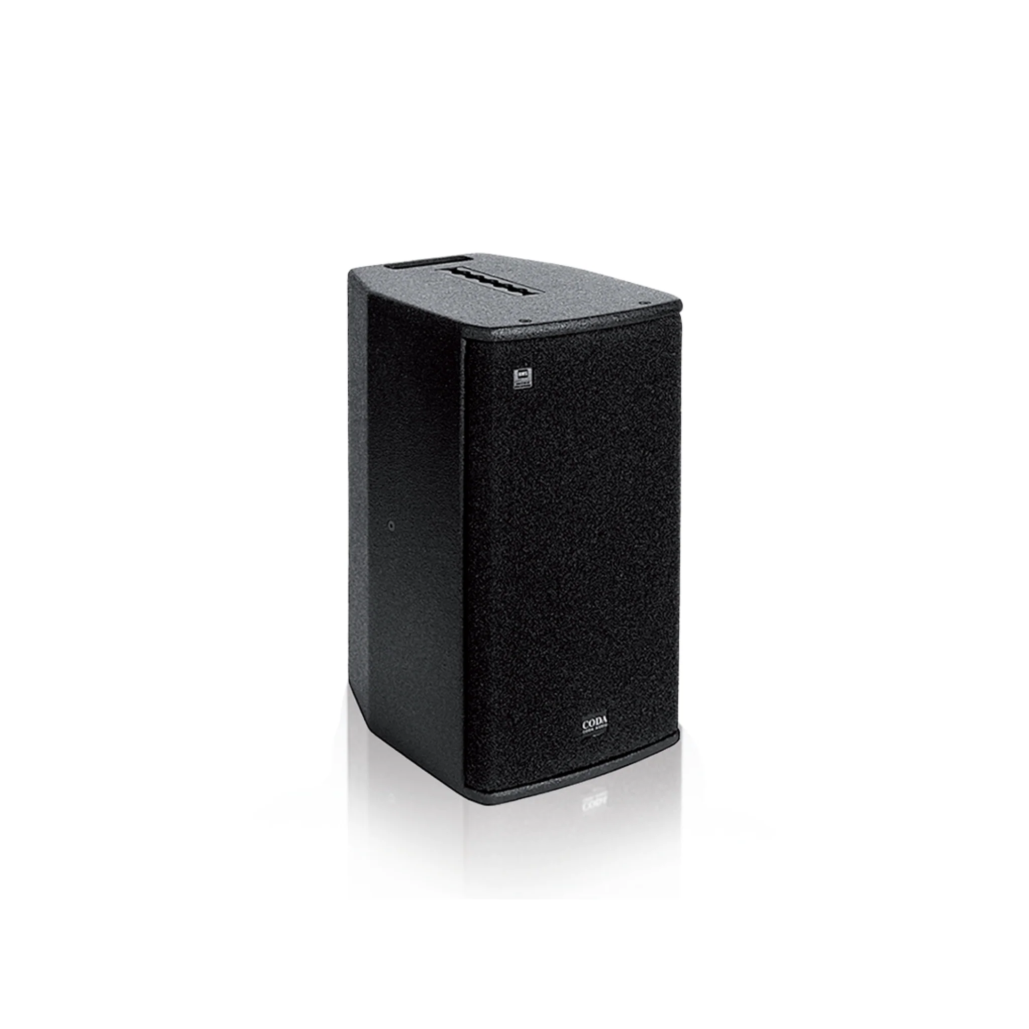 Coda 2-way, self-powered full-range system, 150W +70W mosfet, analogue processor, optical limiters,
