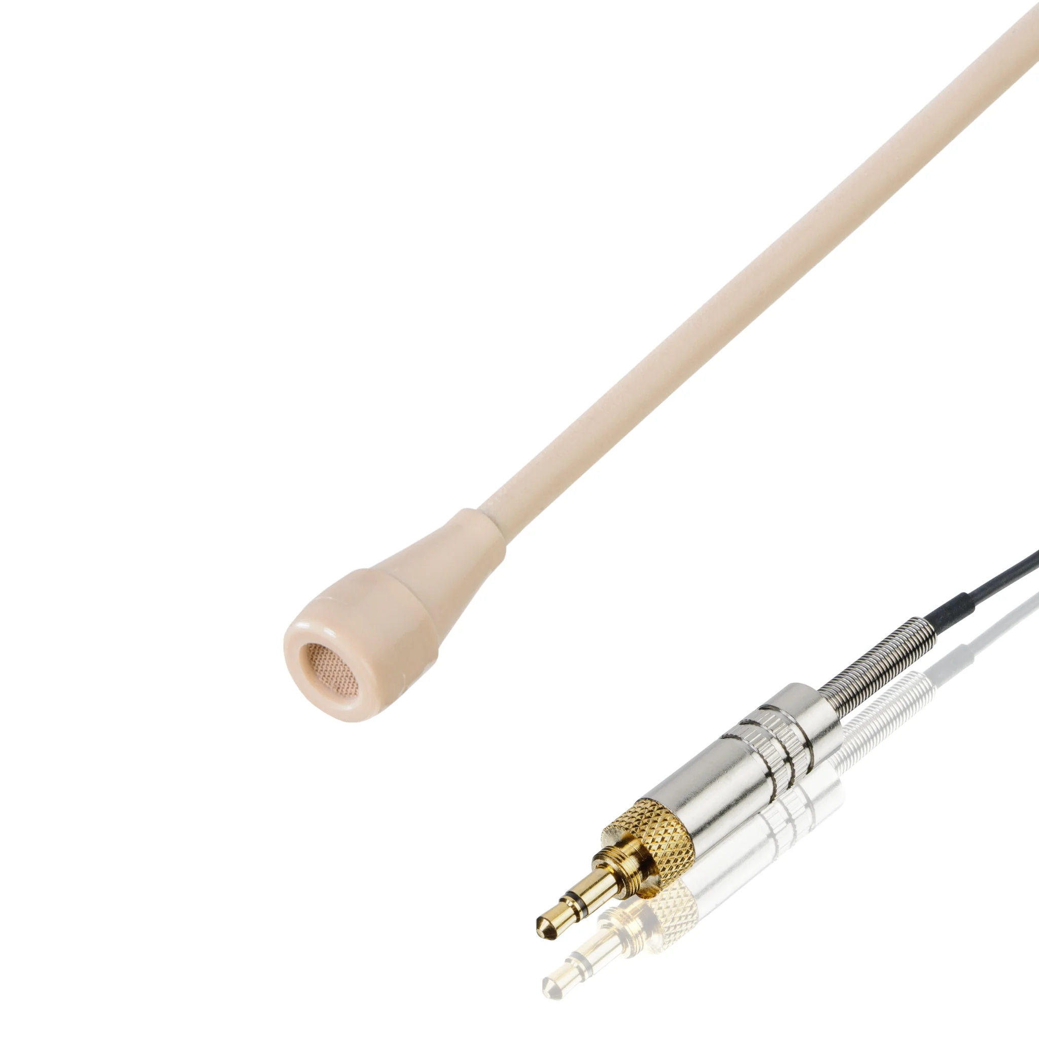 Countryman B3 (round) microphone wired for AKG (3.5mm locking plug), light beige, no accessories