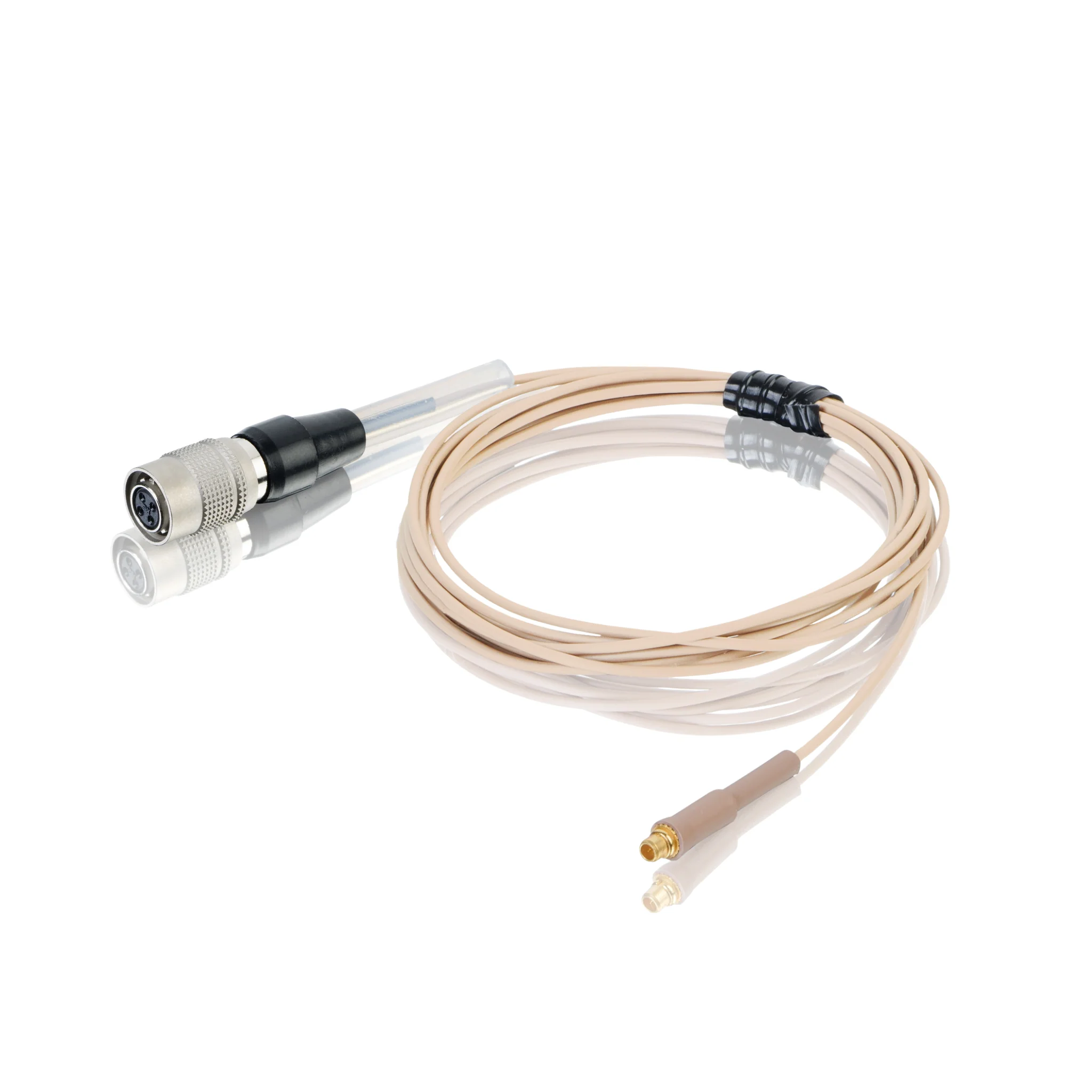 Countryman E6CABLEL1AT E6 cable wired for Audio-Technica, 1mm light beige