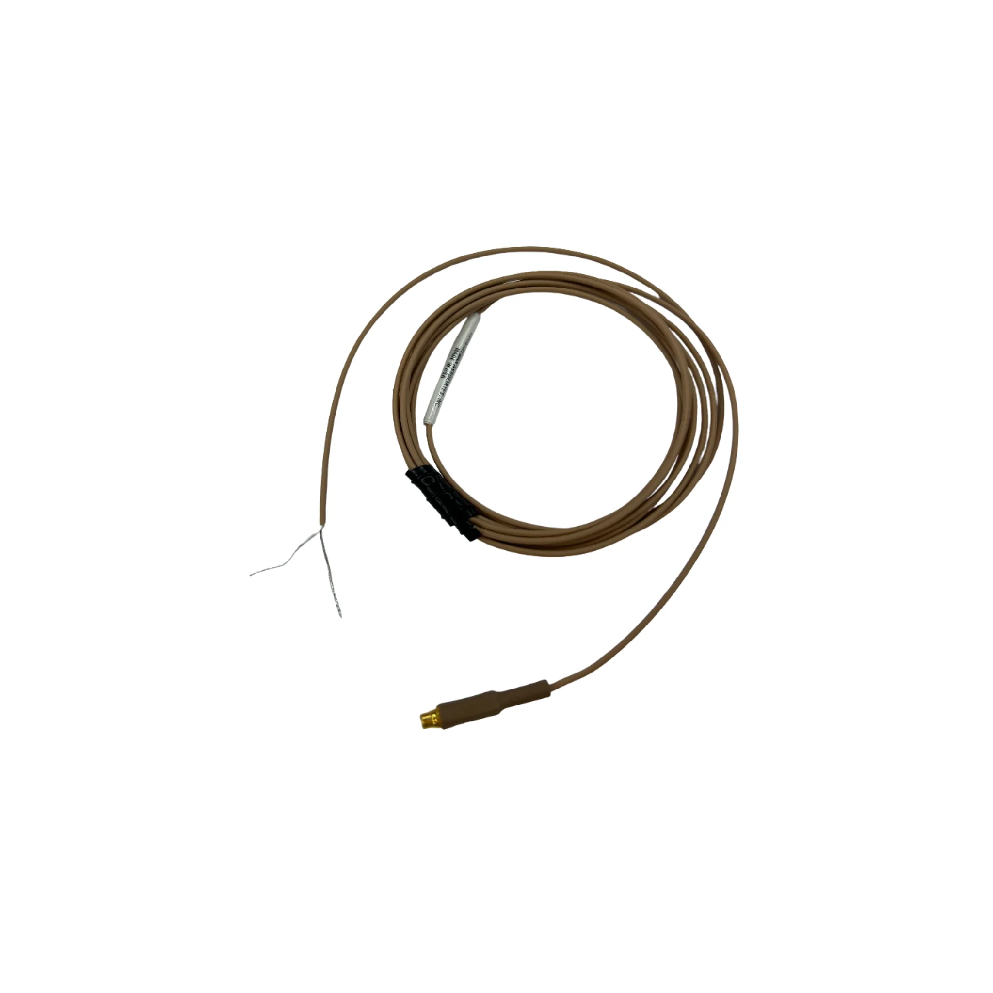 Countryman E6CABLET1NC E6 cable to pigtails, 1mm cable, tan