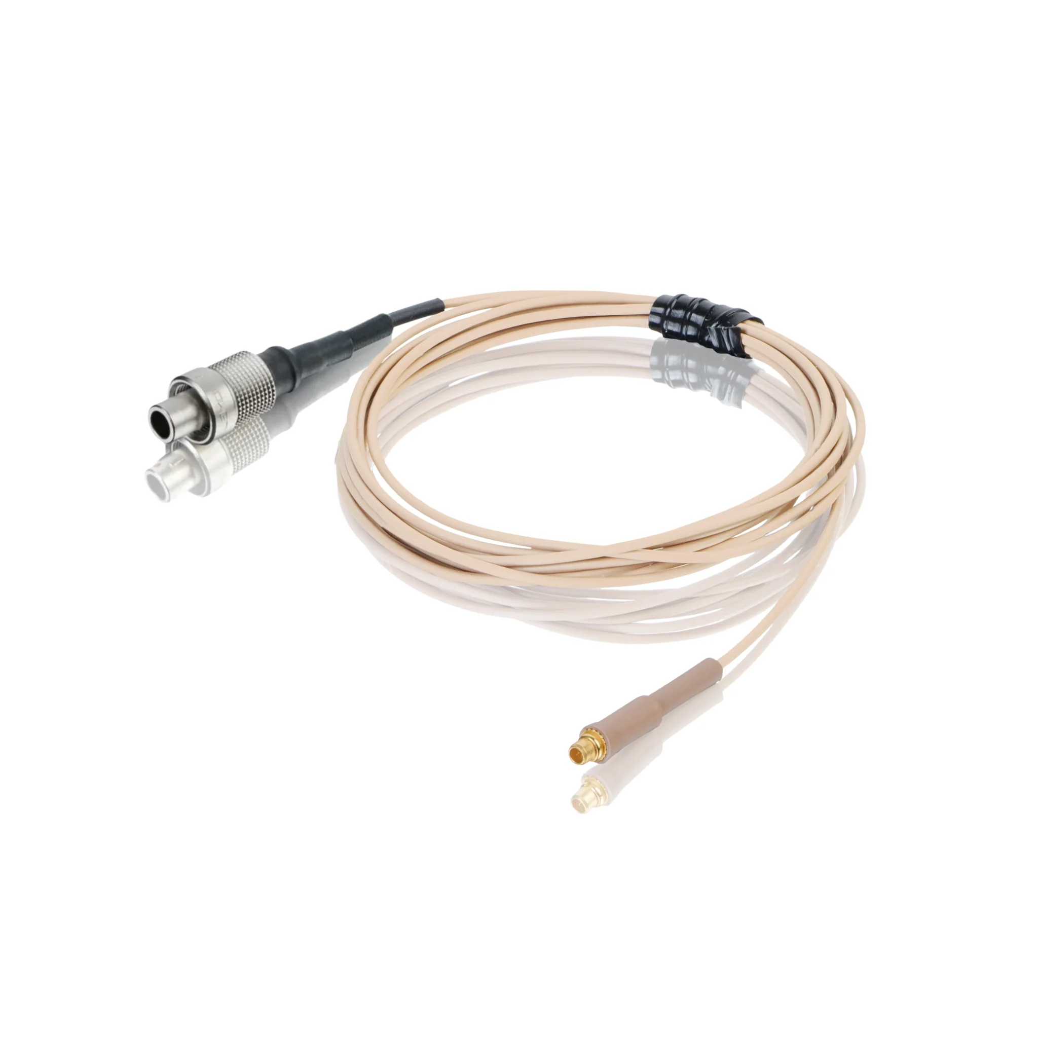 Countryman E6CABLEL1S2 E6 cable wired for Sennheiser SK2000, 1mm light beige