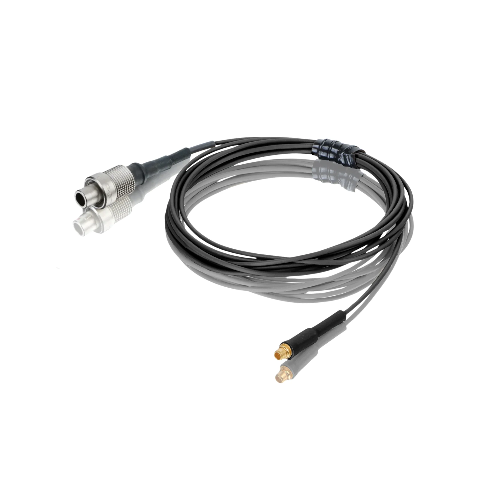 Countryman E6CABLEB1S2 E6 cable wired for Sennheiser SK2000, 1mm Black