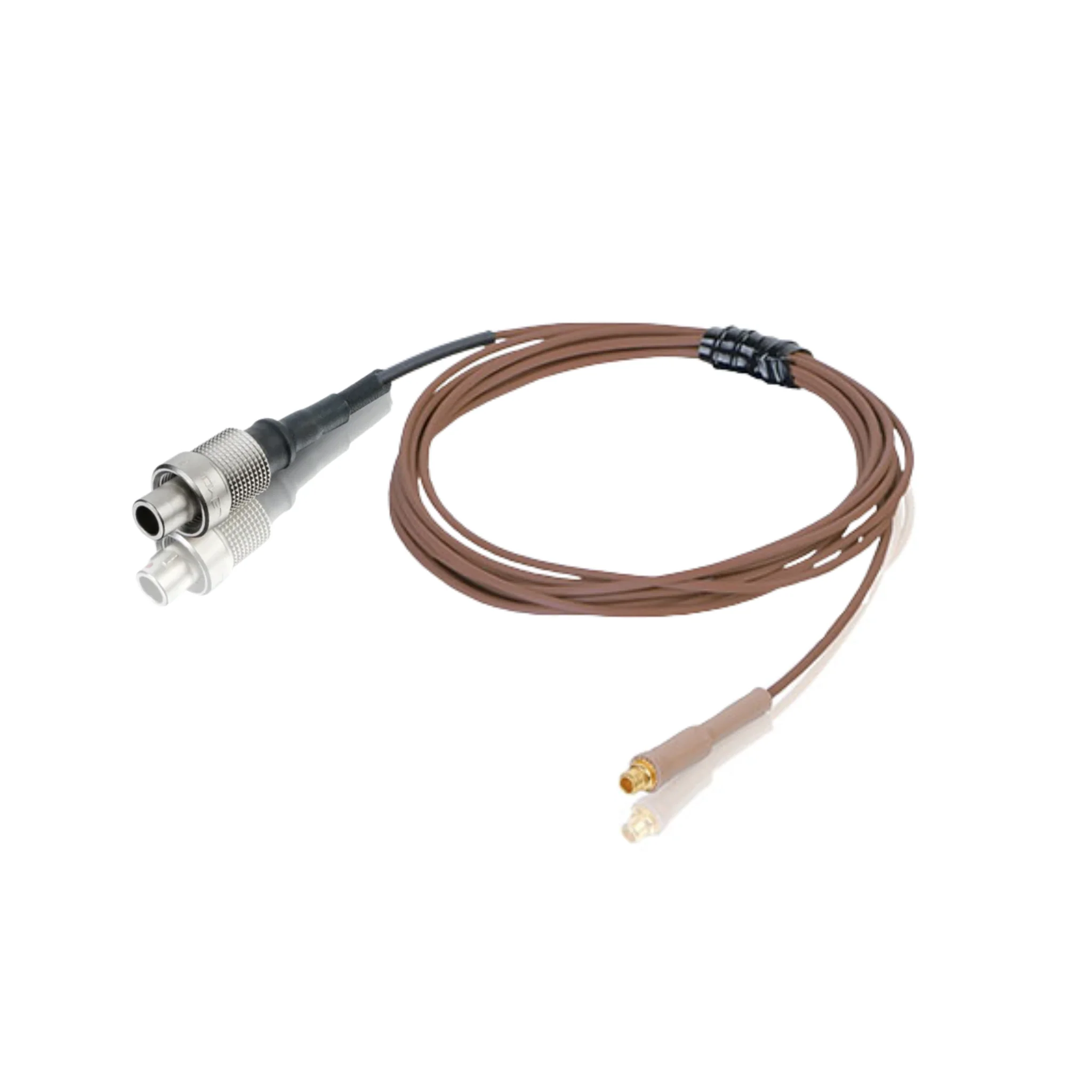 Countryman E6CABLEC1S3 E6 cable wired for Sennheiser SK50, 1mm cocoa