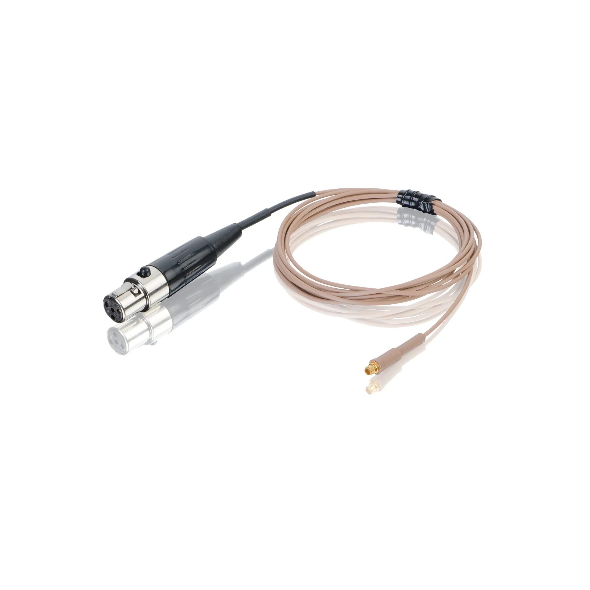 Countryman E6CABLET1SL E6 cable wired for Shure (TA4F), 1mm tan