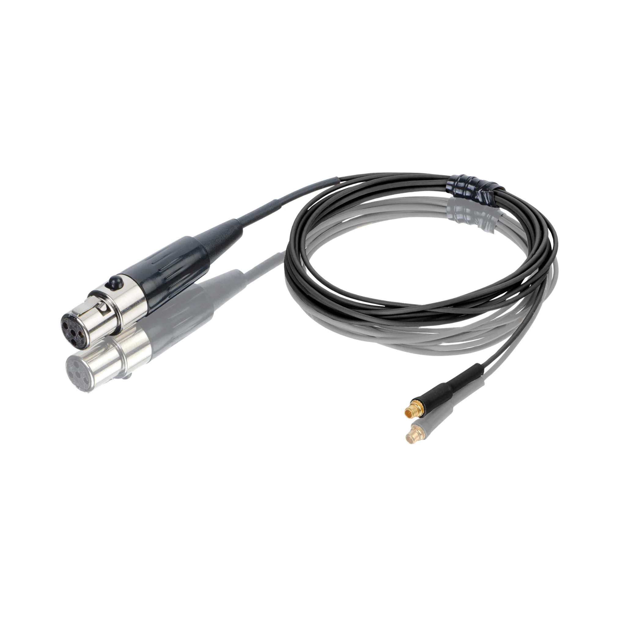 Countryman E6CABLEB2SW E6 cable wired for Shure TA4F for MXW1, 2mm, black