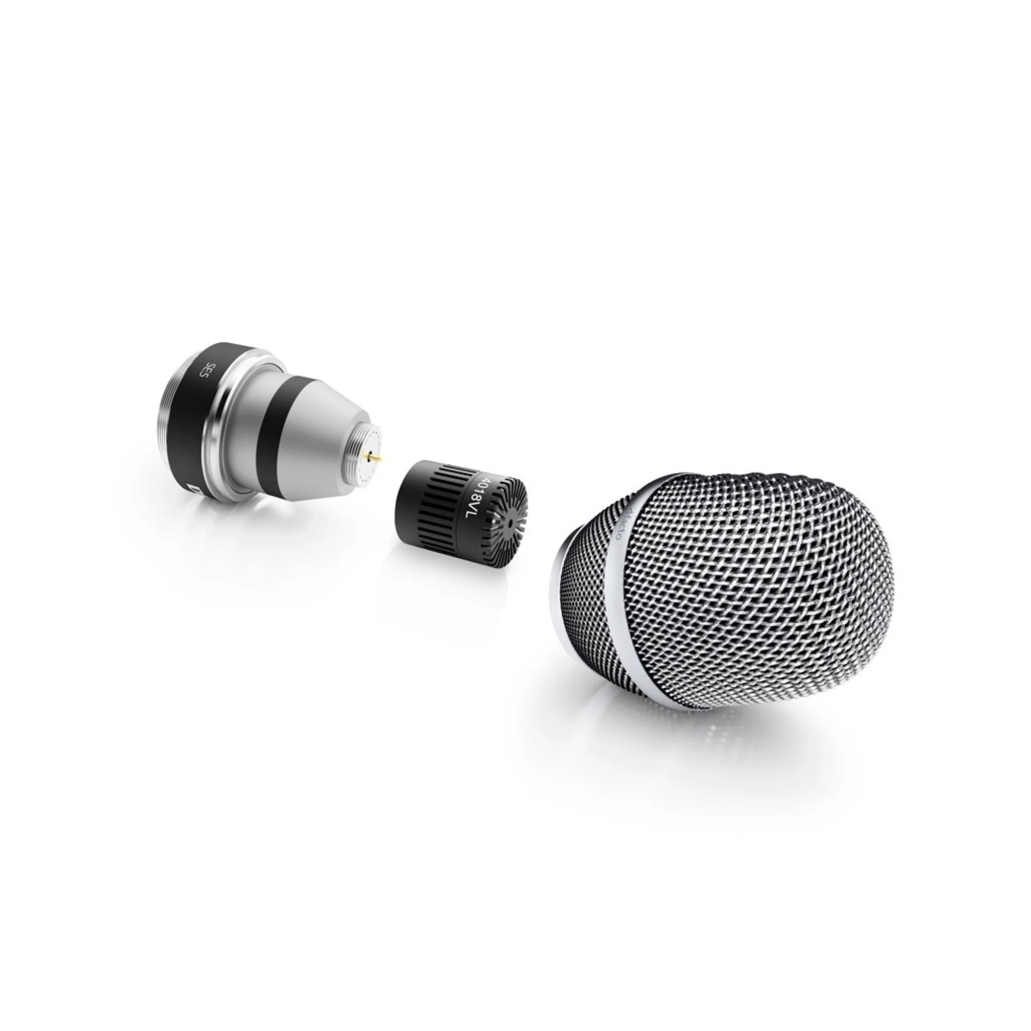 DPA d:facto™ 4018V Softboost Supercardioid Mic, SE5 Adapter (Sennheiser 5200), Nickel