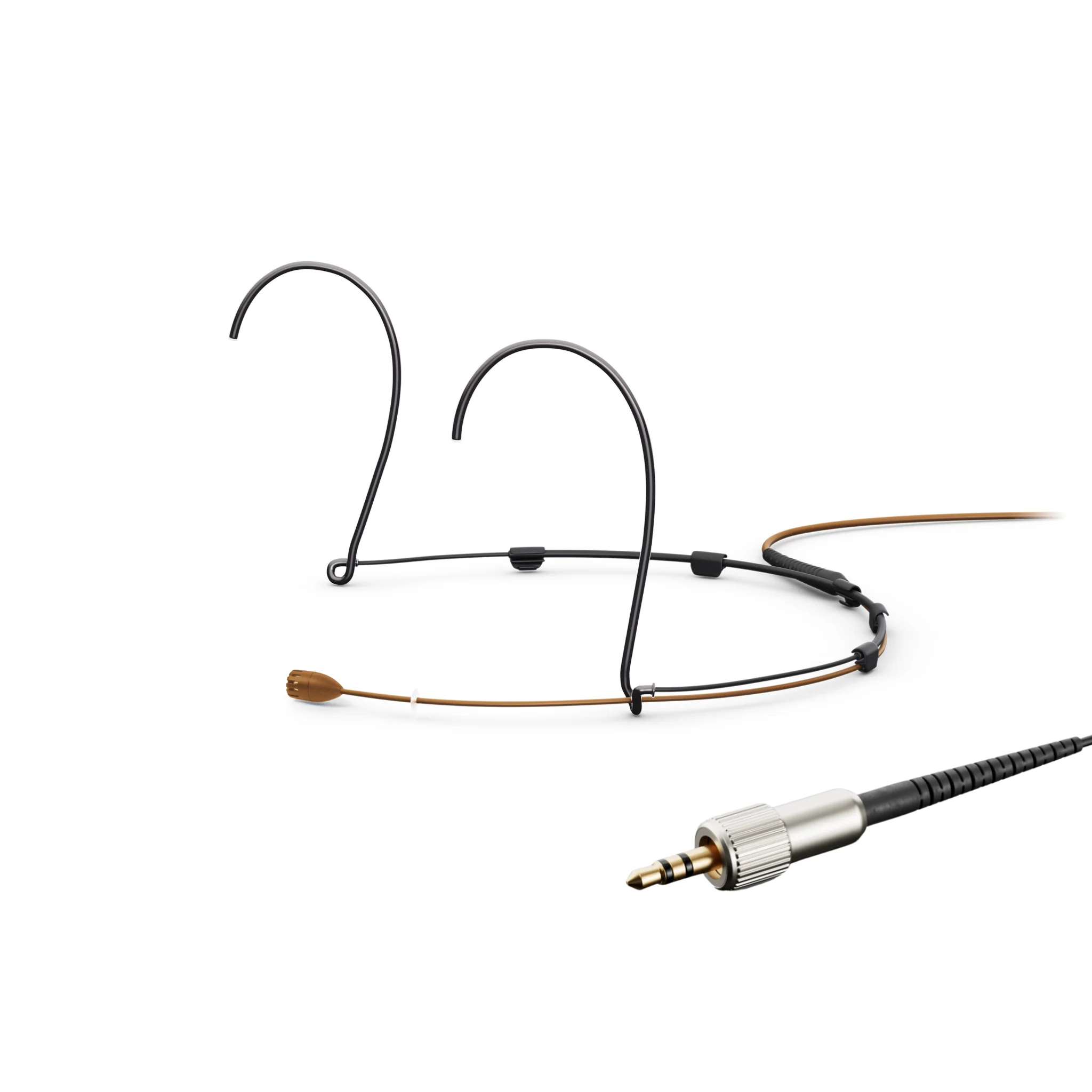 DPA 2066 Omni Headset Mic, Brown, Mini-Jack