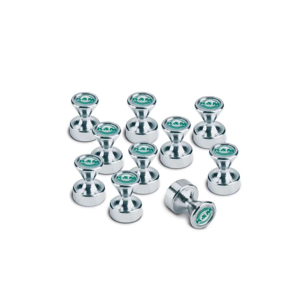 K&M 11580 power magnet (pack of 10), zinc-plated - Image 2