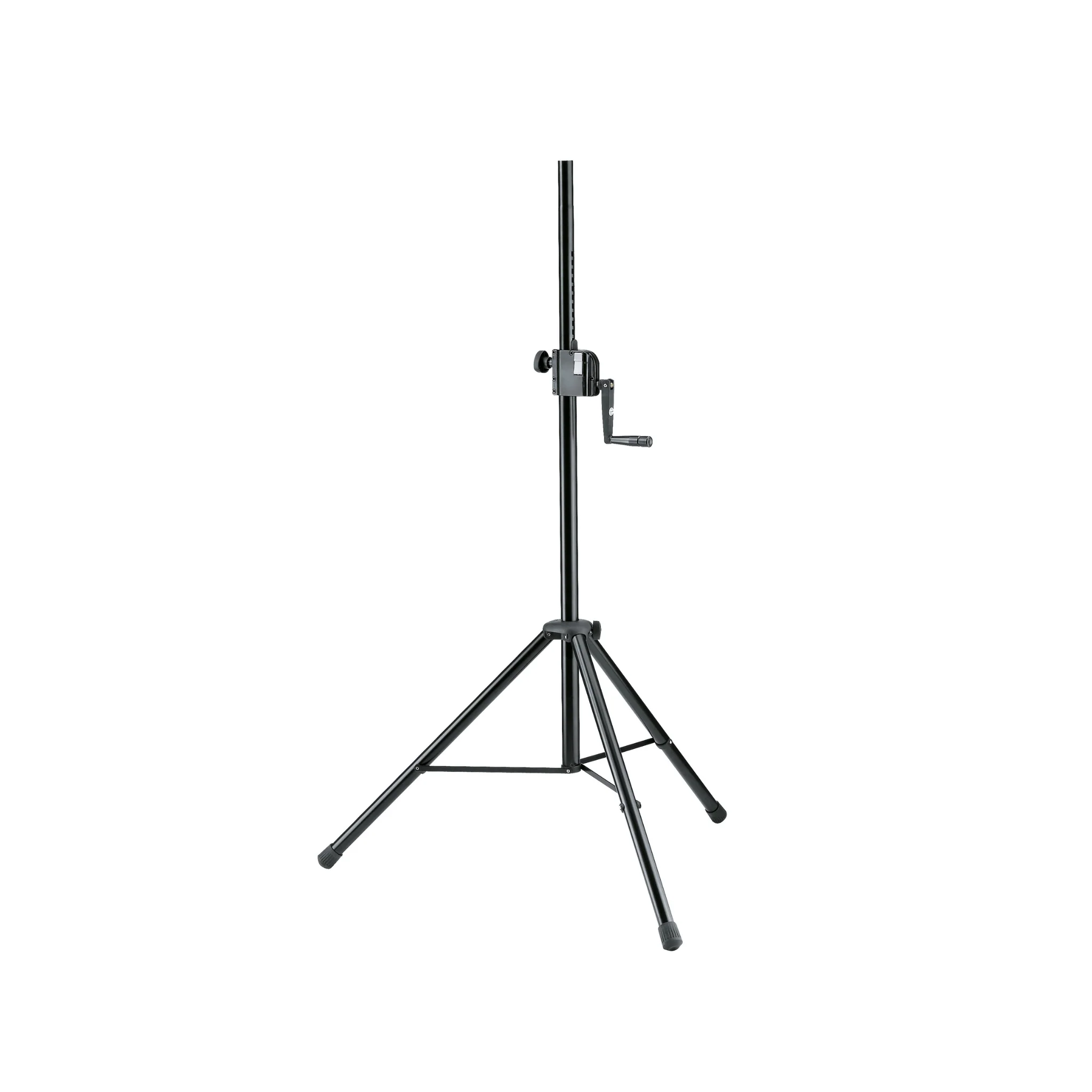 K&M 21302 budget speaker stand with hand crank, black; 40kg - Image 2