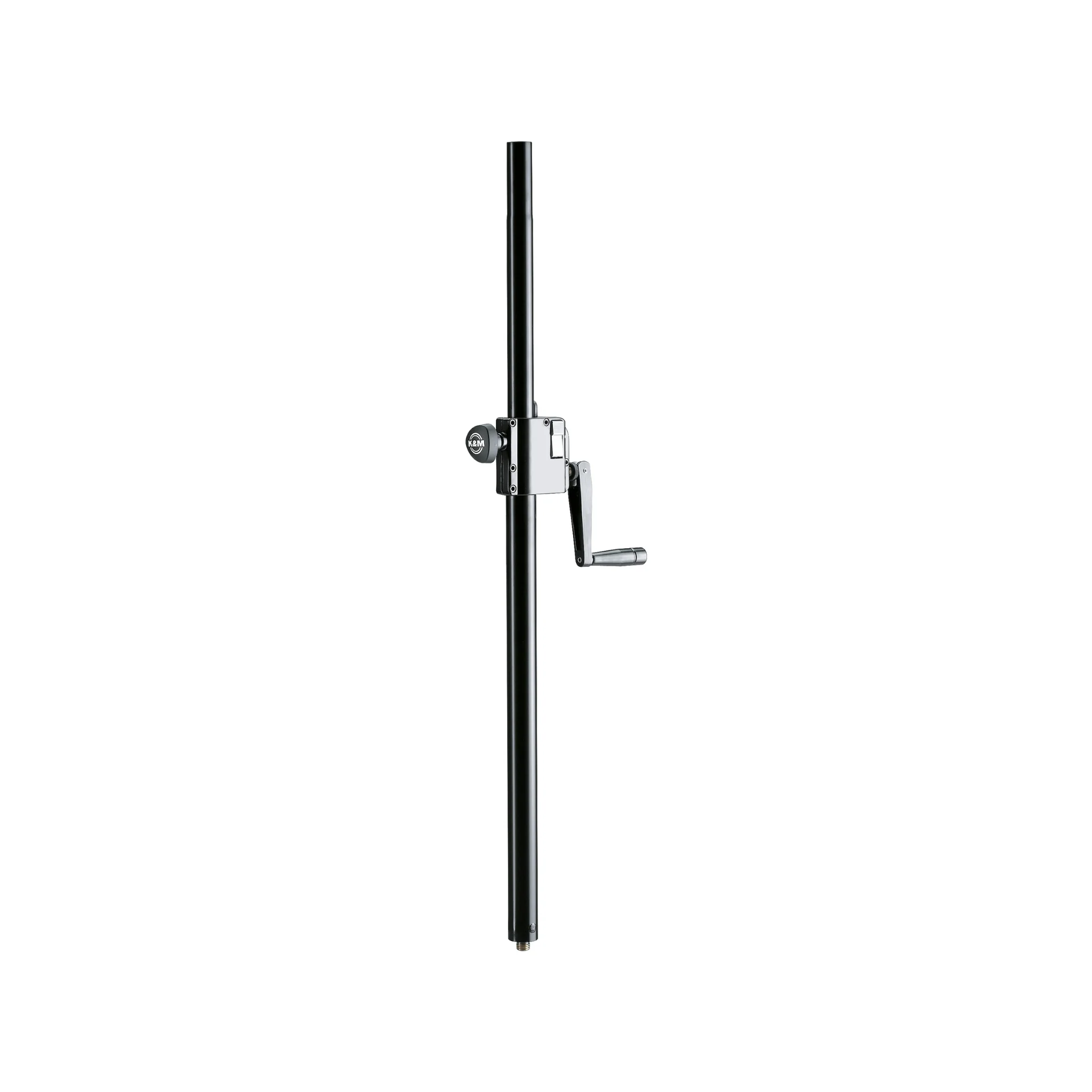 K&M 21339 distance rod with hand crank and M20 threaded bolt, black - Image 2