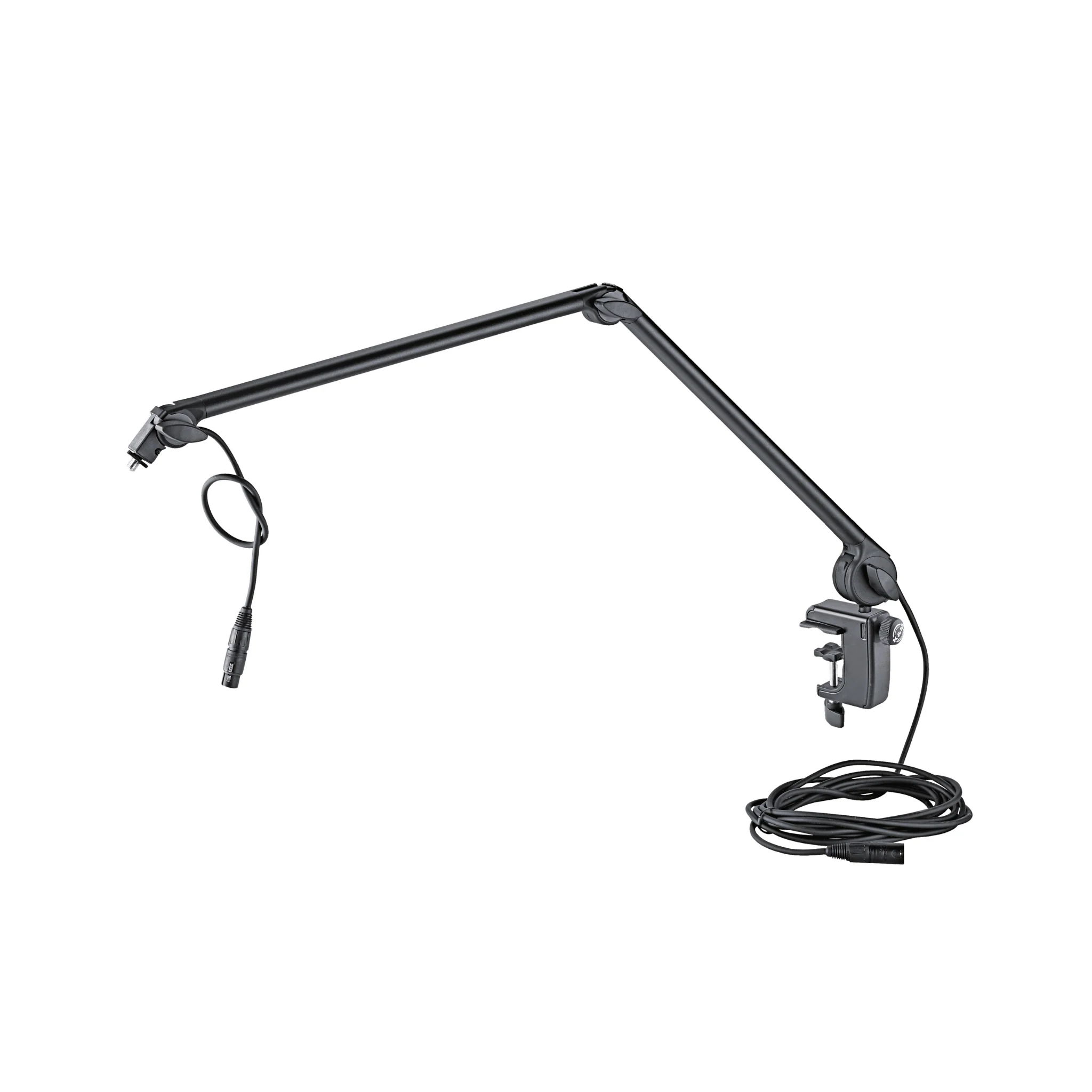 K&M 23860 microphone (Anglepoise style) adjustable desk arm with internal cable, black - Image 2
