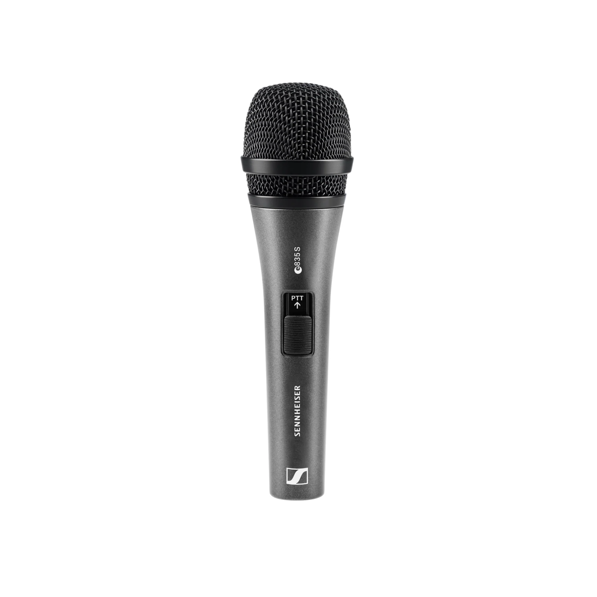 Sennheiser E 835-S PTT Vocal microphone, dynamic, cardioid, 3-pin XLR-M and Push-to-Talk (PTT)