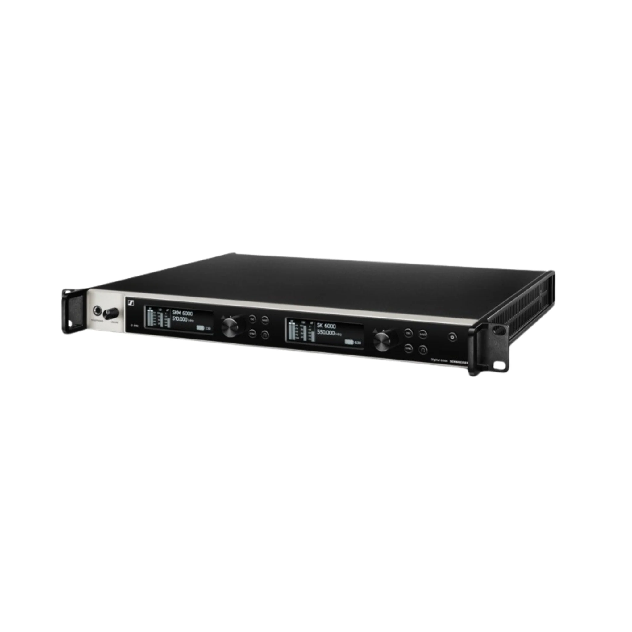 Sennheiser EM 6000 DANTE 2-channel digital receiver, True-Bit-Diversity, LR mode, Dante, AES-3