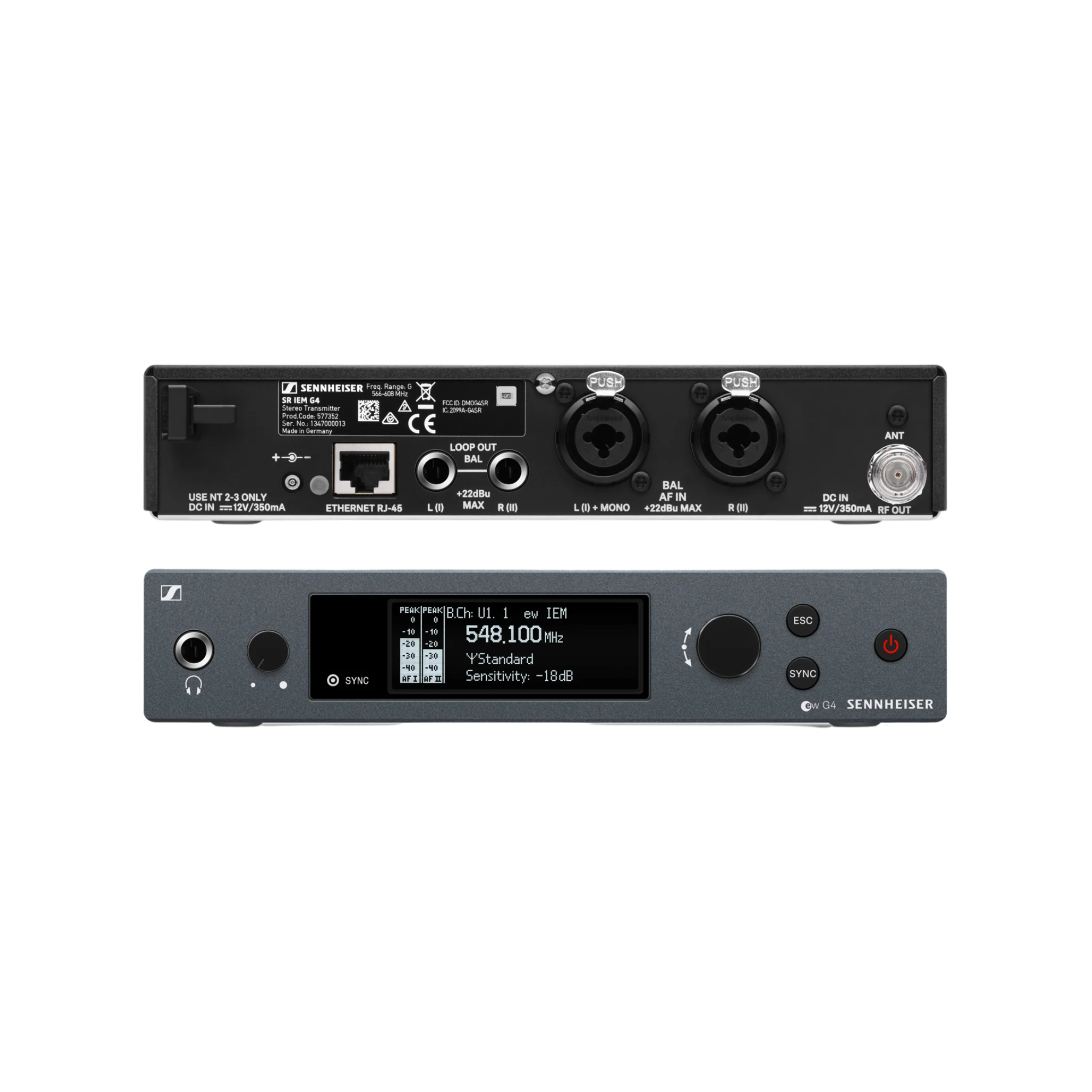 Sennheiser SR IEM G4-E Stereo monitoring transmitter
