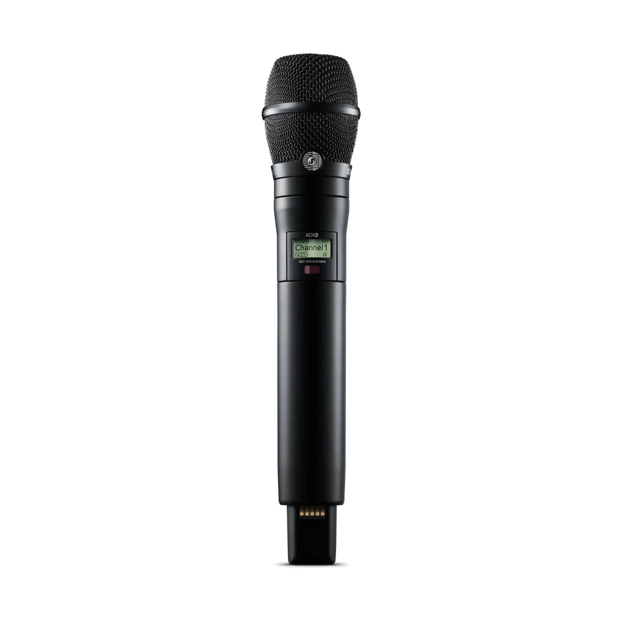 Shure ADX2/K11 Axient Digital handheld transmitter with KSM11 capsule (470-636 MHz) (black)