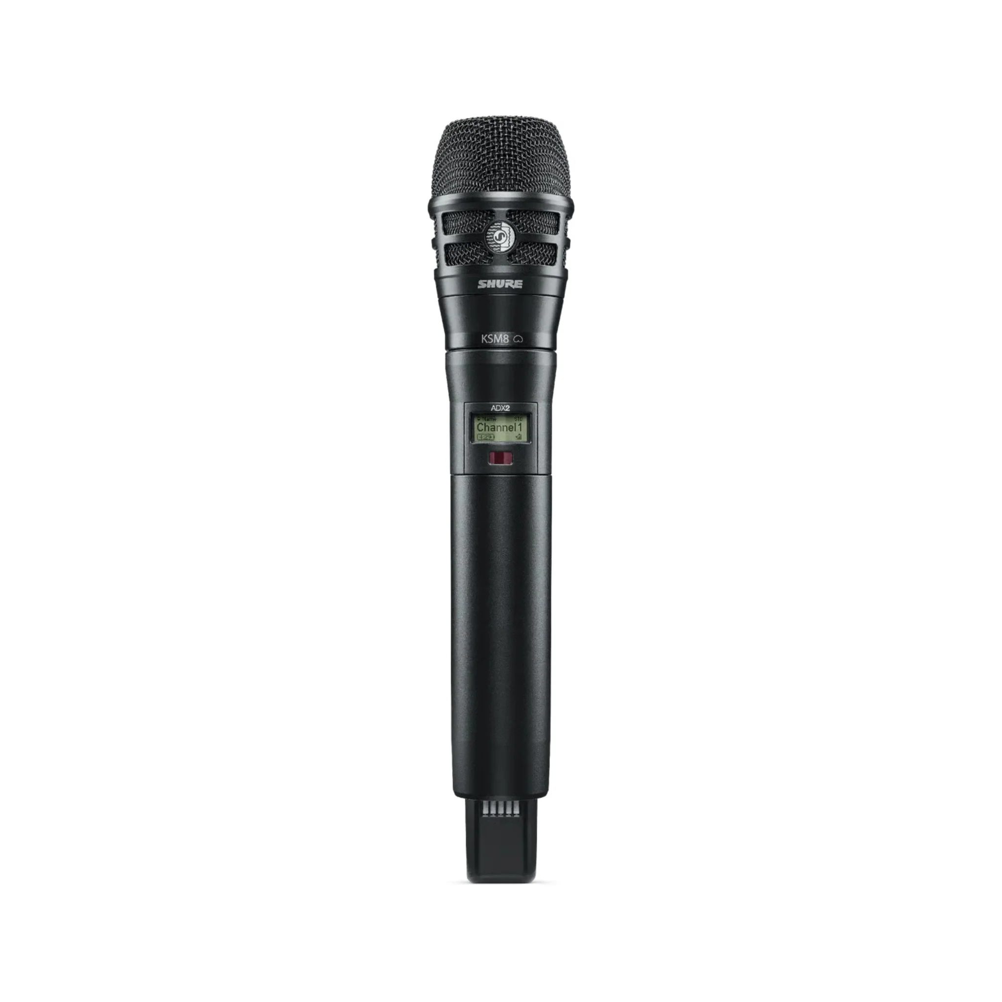 Shure AD2/KSM8 Axient Digital handheld transmitter with KSM8 capsule (470-636 MHz) (black)