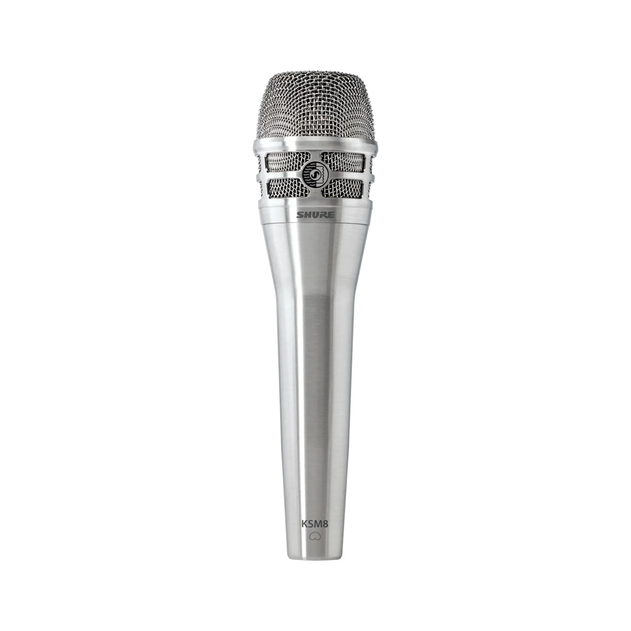 Shure Cardioid Dynamic Microphone features: Dual-diaphragm & Diaphragm Stabilisation System (Nickel)