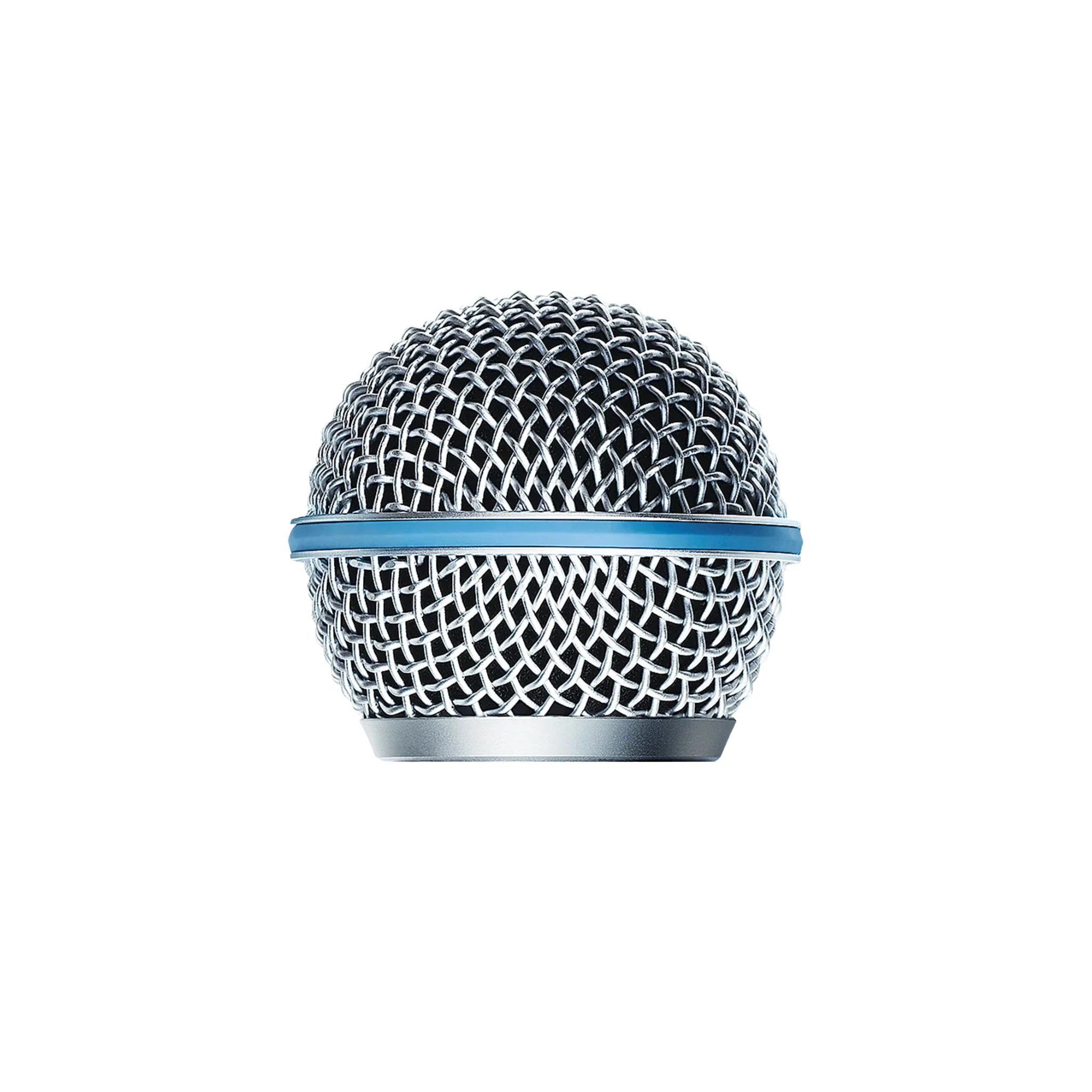 Shure grille for wired and wireless BETA58A, silver