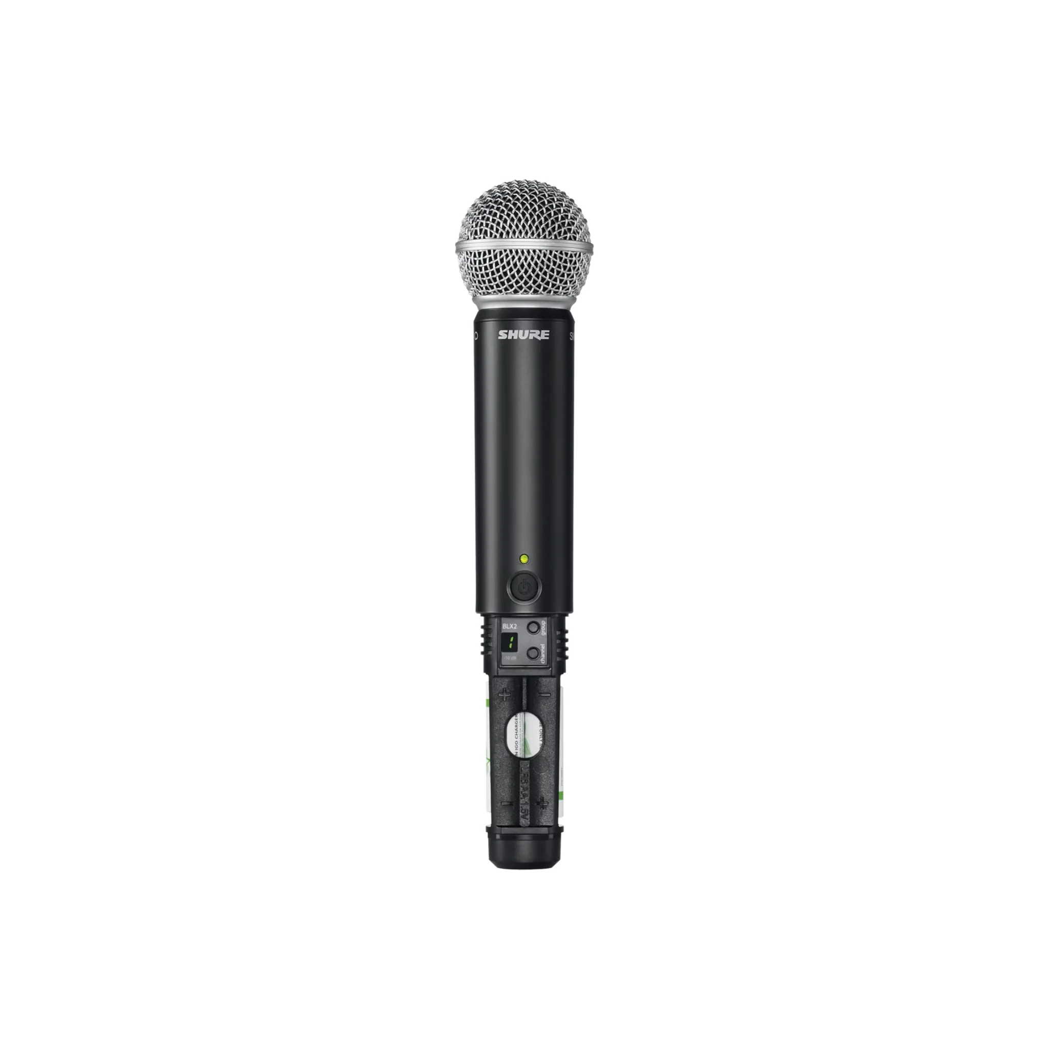 Shure handheld transmitter, SM58 head (Ch38-40)