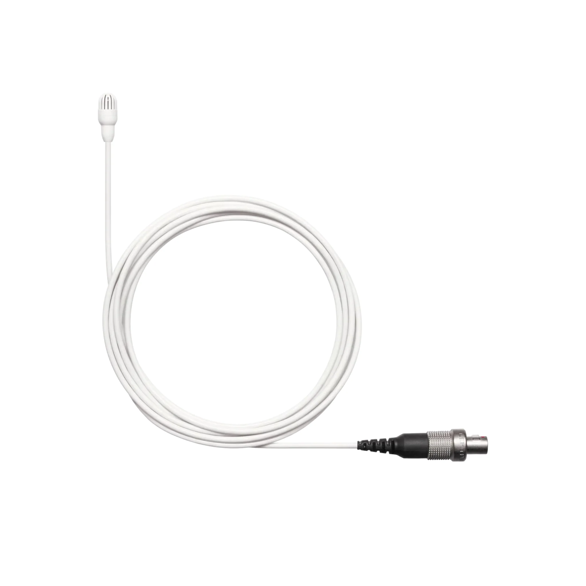 Shure Omnidirectional Condenser Microphone (Low-sens) with 1.6mm cable & LEMO connector (White)