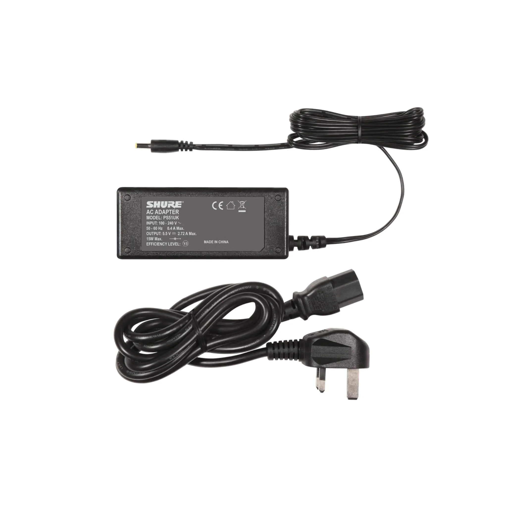 Shure Power Supply For 2-BAY Charger