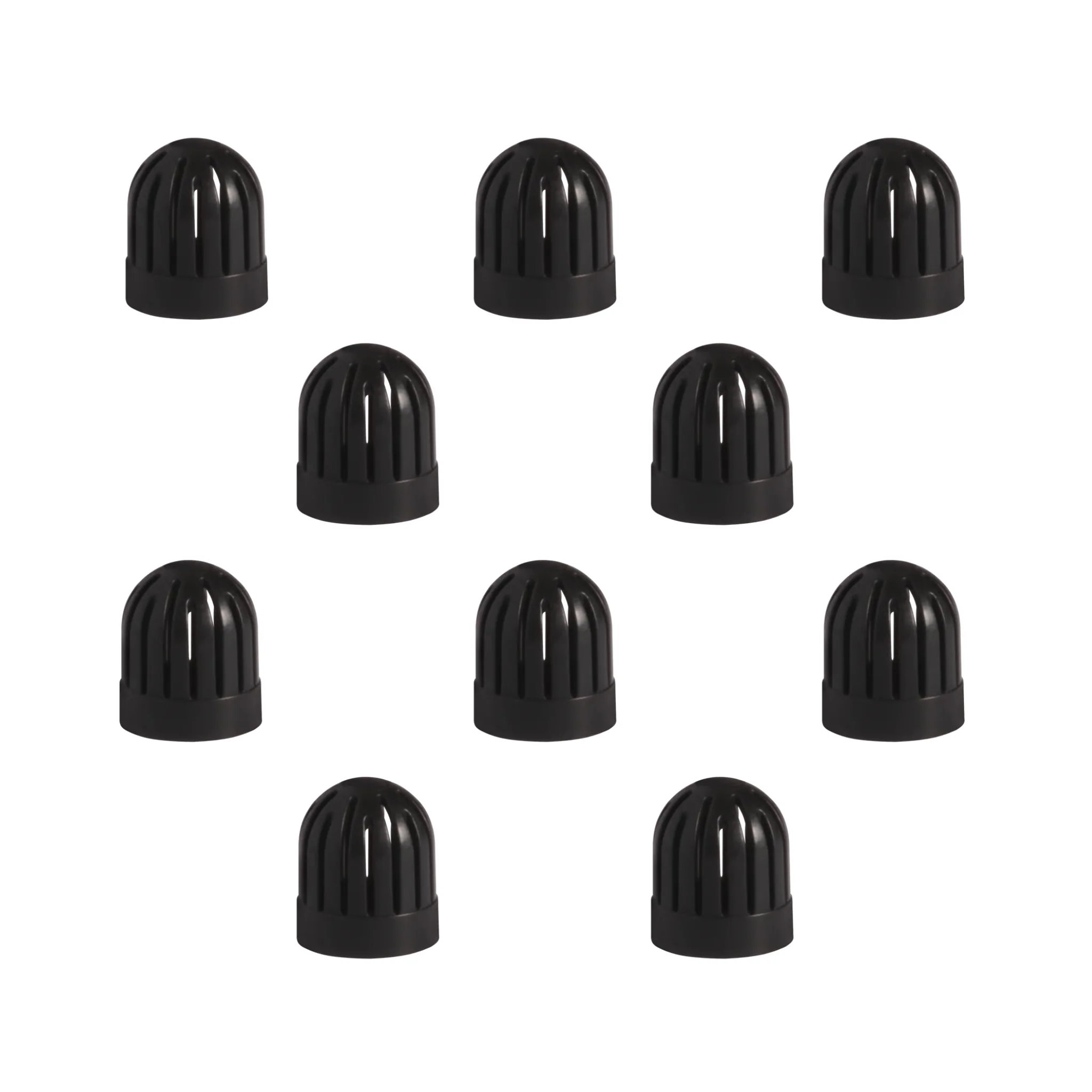 Shure TwinPlex Flat Cap for TL40 Series Lavalier, 10 pieces (Black)