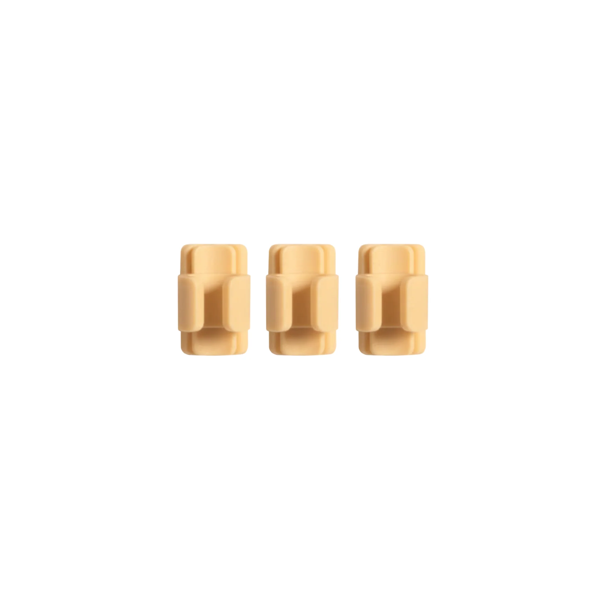 Shure TwinPlex Headset Cable Clip for TH53, 3 pieces (Tan)